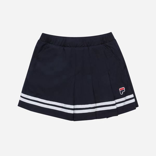 Fila Tennis Girl's Culottes - Navy,NZ 960-86315